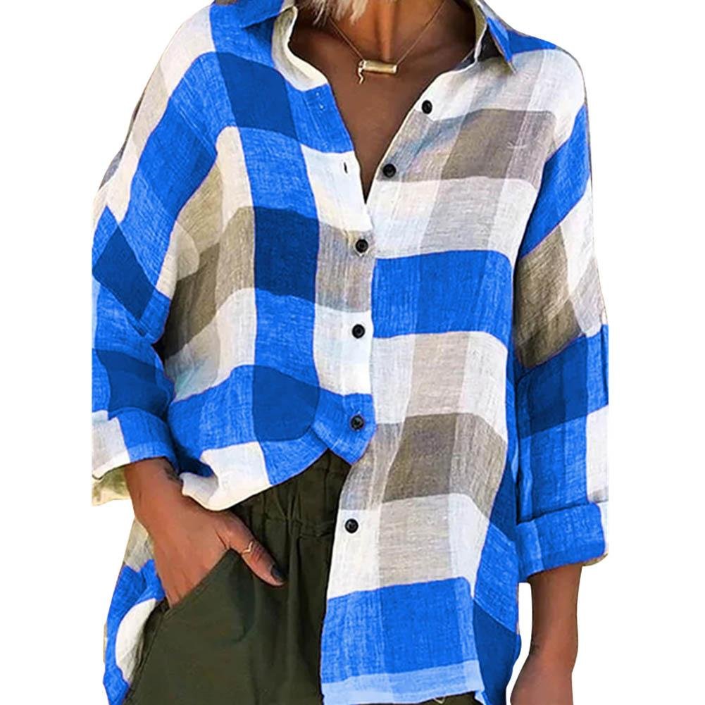 Plaid Blouse - Image 4