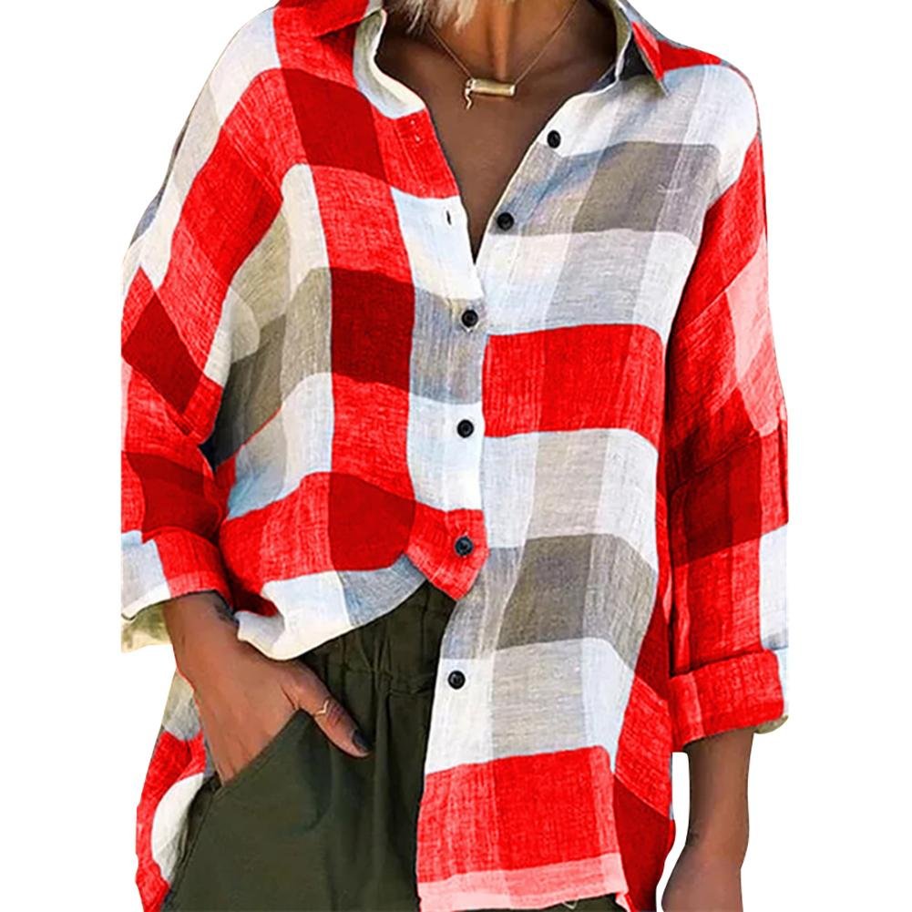 Plaid Blouse - Image 5