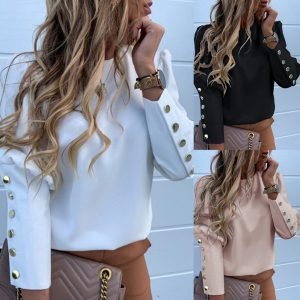 Spring Fall Loose Blouse